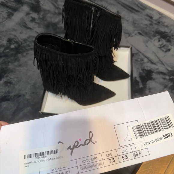 Fringe Booties - Picture 2 of 6